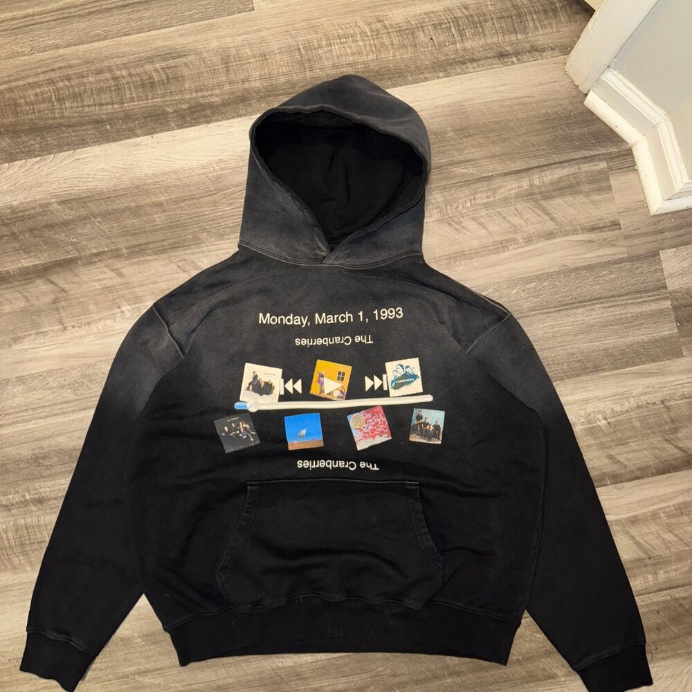 The Cranberries Hoodie – Sunfaded Retro 90s Band Merch Pullover